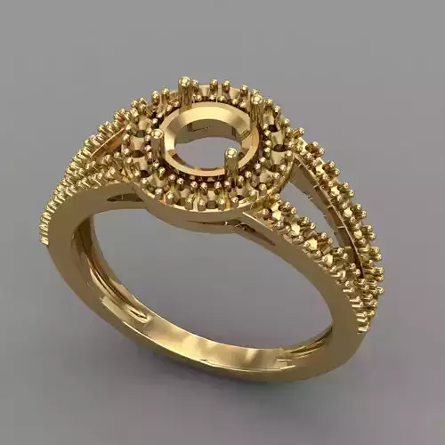Wedding Engagement Women Ring 3D print model 3D print mode 