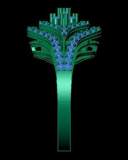 daimond ring 3D print model_15