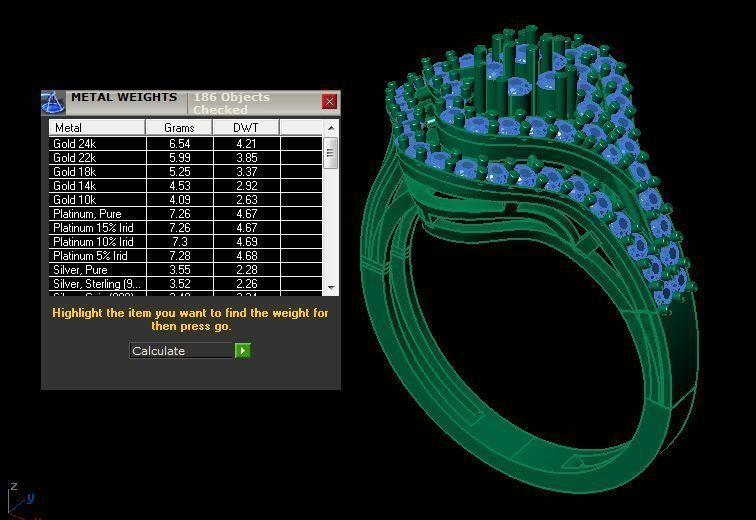daimond ring 3D print model_18