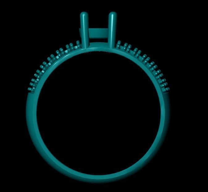 Wedding Engagement Women Ring 3D print model 3D print mode  3D print model_3