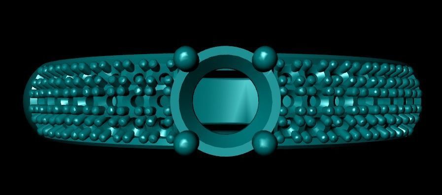 Wedding Engagement Women Ring 3D print model 3D print mode  3D print model_1