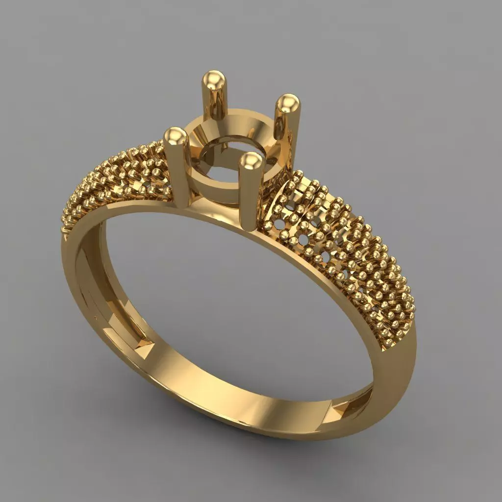 Wedding Engagement Women Ring 3D print model 3D print mode  3D print model_0