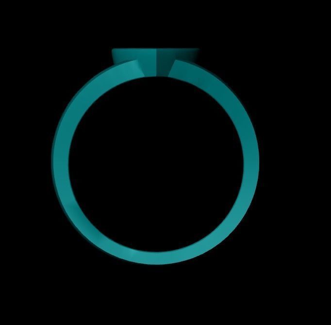 Wedding Engagement Women Ring 3D print model 3D print mode  3D print model_3