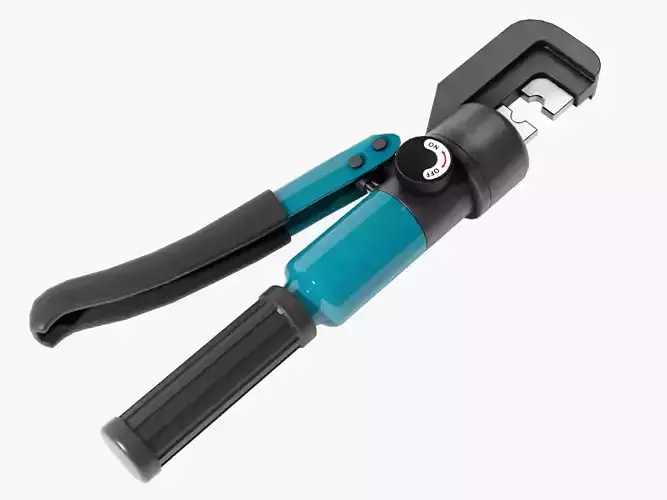 Hydraulic Crimper Low-poly 3D model