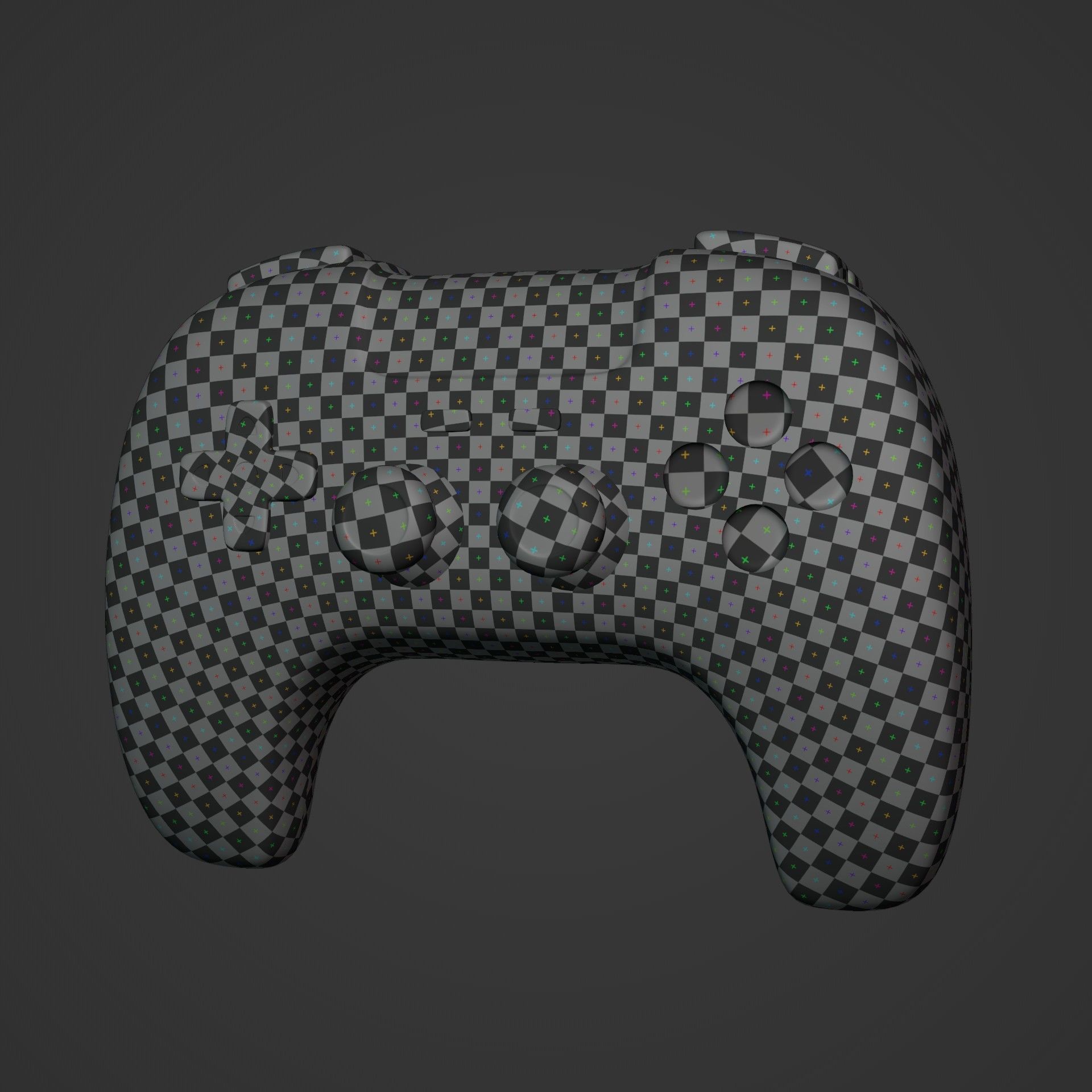 Game Controller  Low-poly 3D model_2