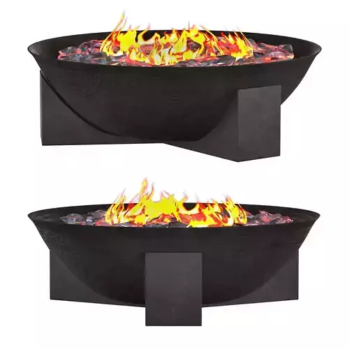 Gio Outdoor Fire Pit 3D model