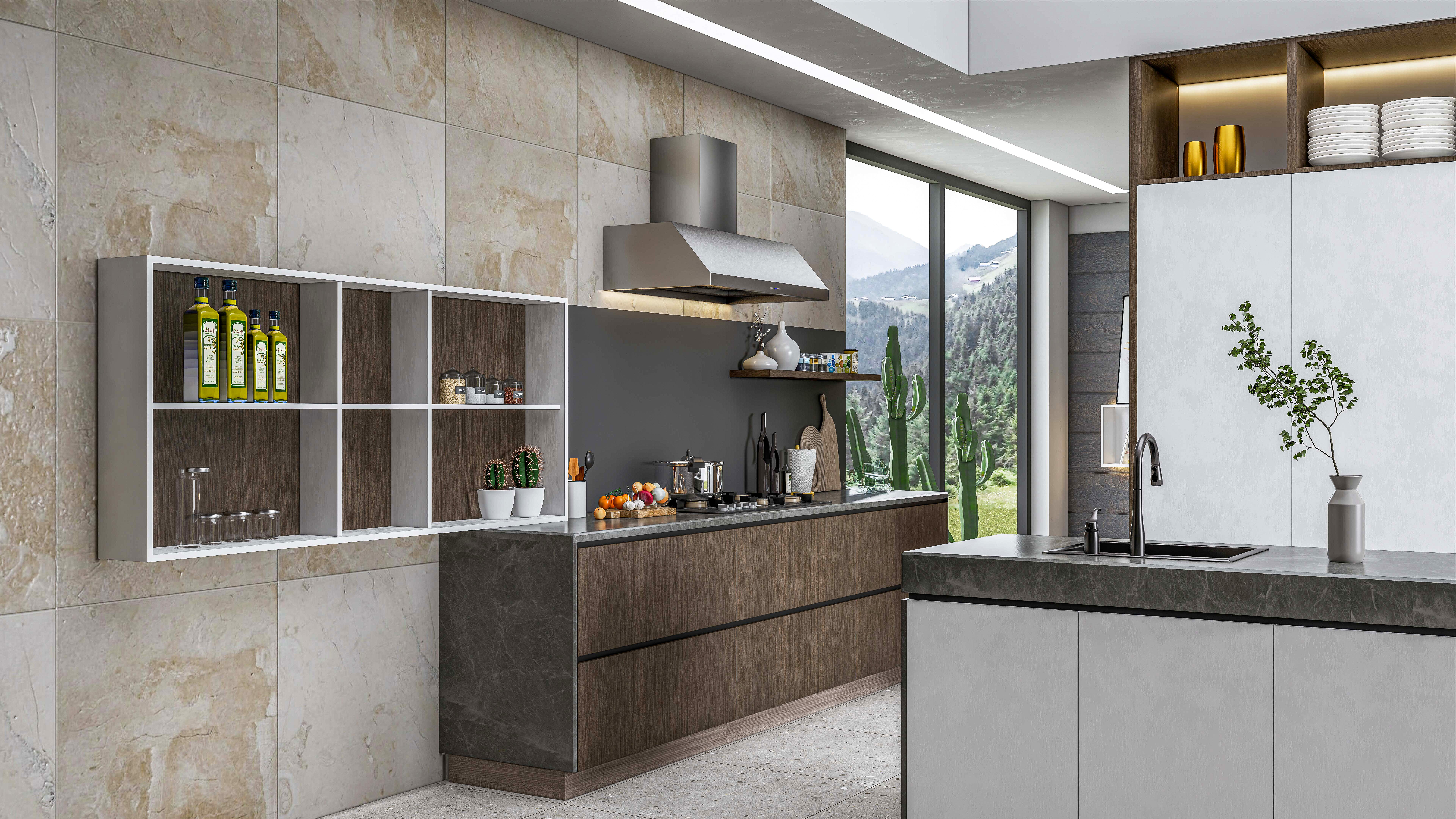 Kitchen fully parametric Resizable manufacturable 0015 3D model_9