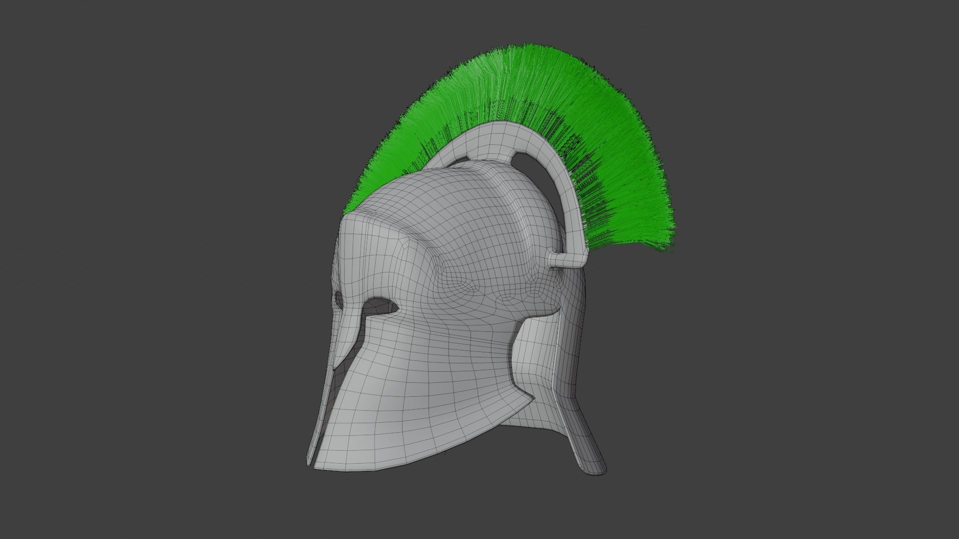 Bronze Helmet Free low-poly 3D model_6