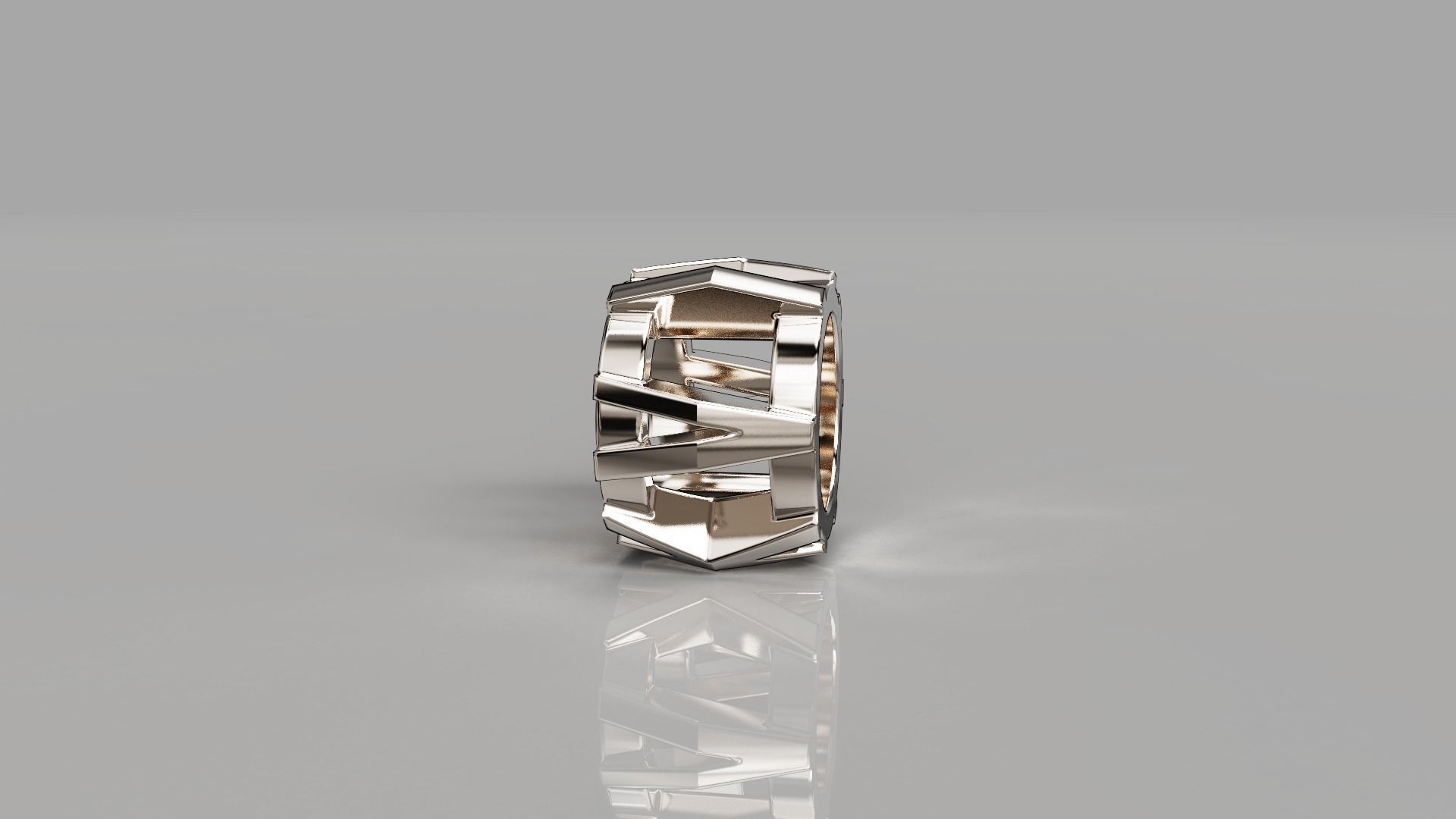 Tiffany X Open Pendant 3D print model_6