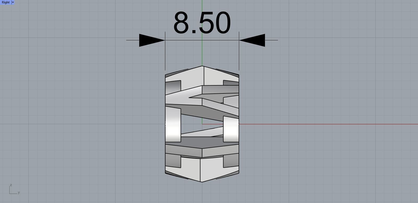 Tiffany X Open Pendant 3D print model_12