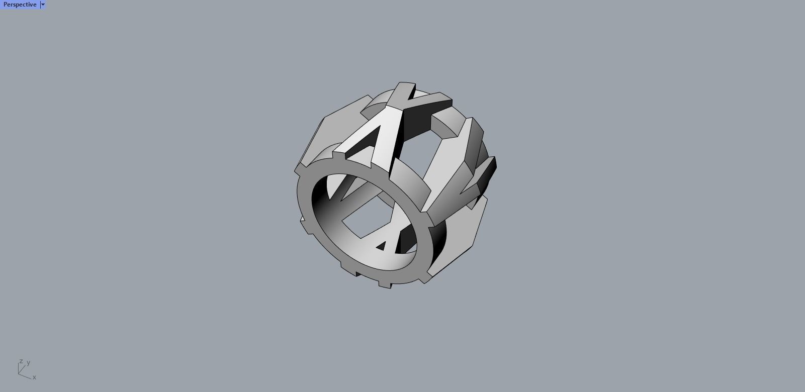 Tiffany X Open Pendant 3D print model_14