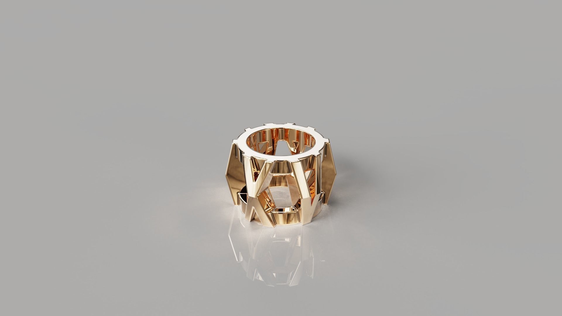 Tiffany X Open Pendant 3D print model_8