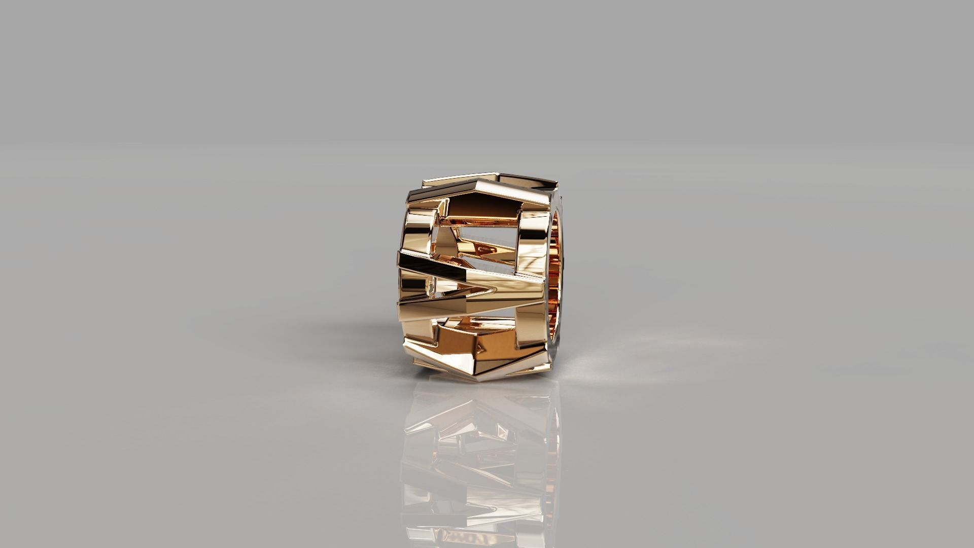 Tiffany X Open Pendant 3D print model_4