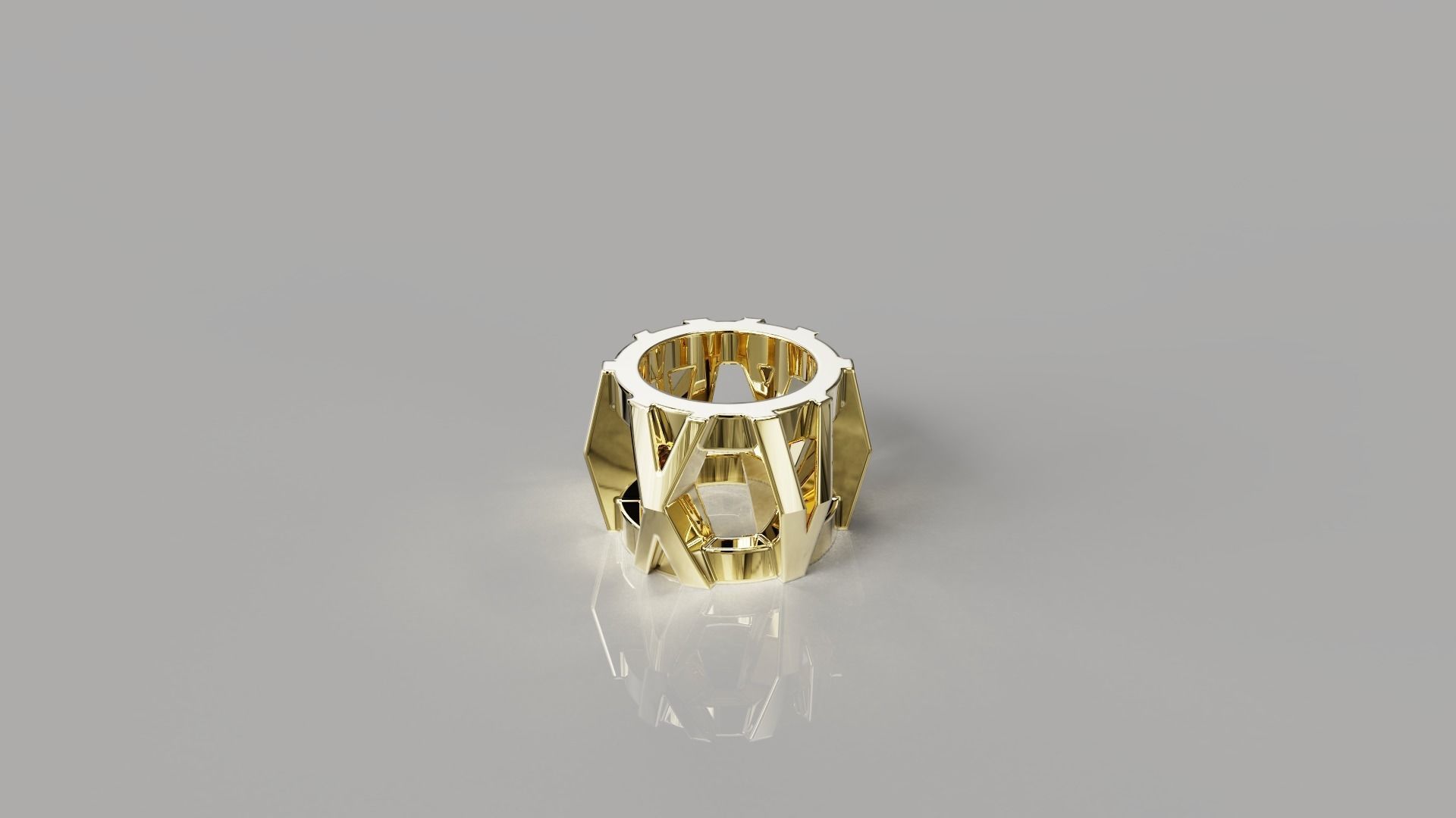 Tiffany X Open Pendant 3D print model_9