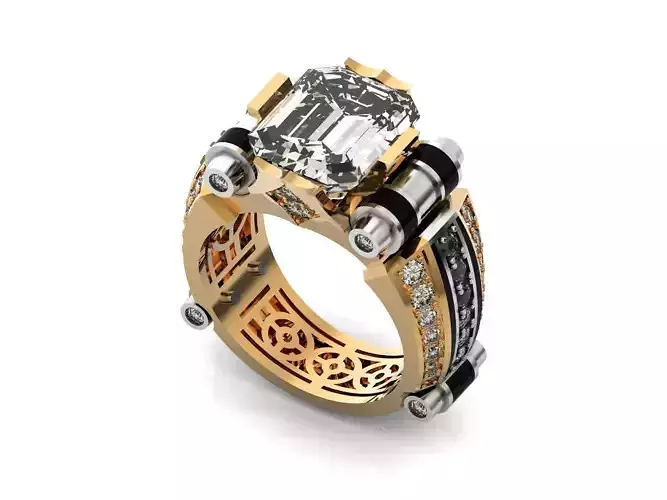 Square Ring for Man 834