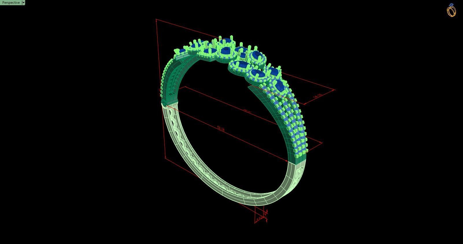 Bracelet 85 3D print model_9