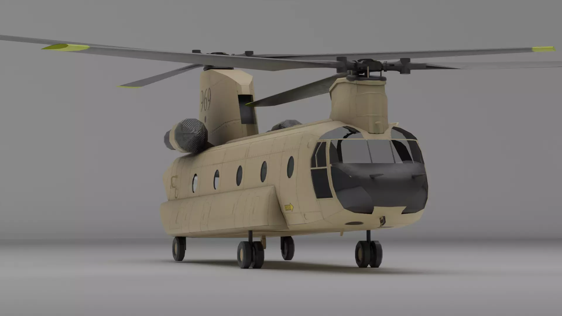 helicopter 3D model_0