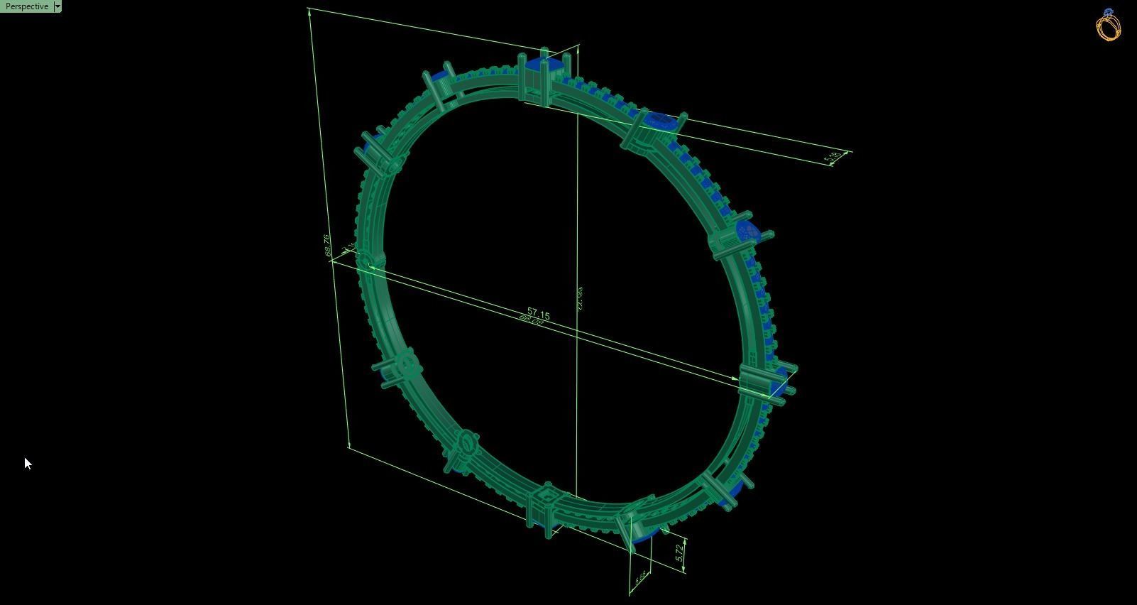 Bracelet 93 3D print model_9