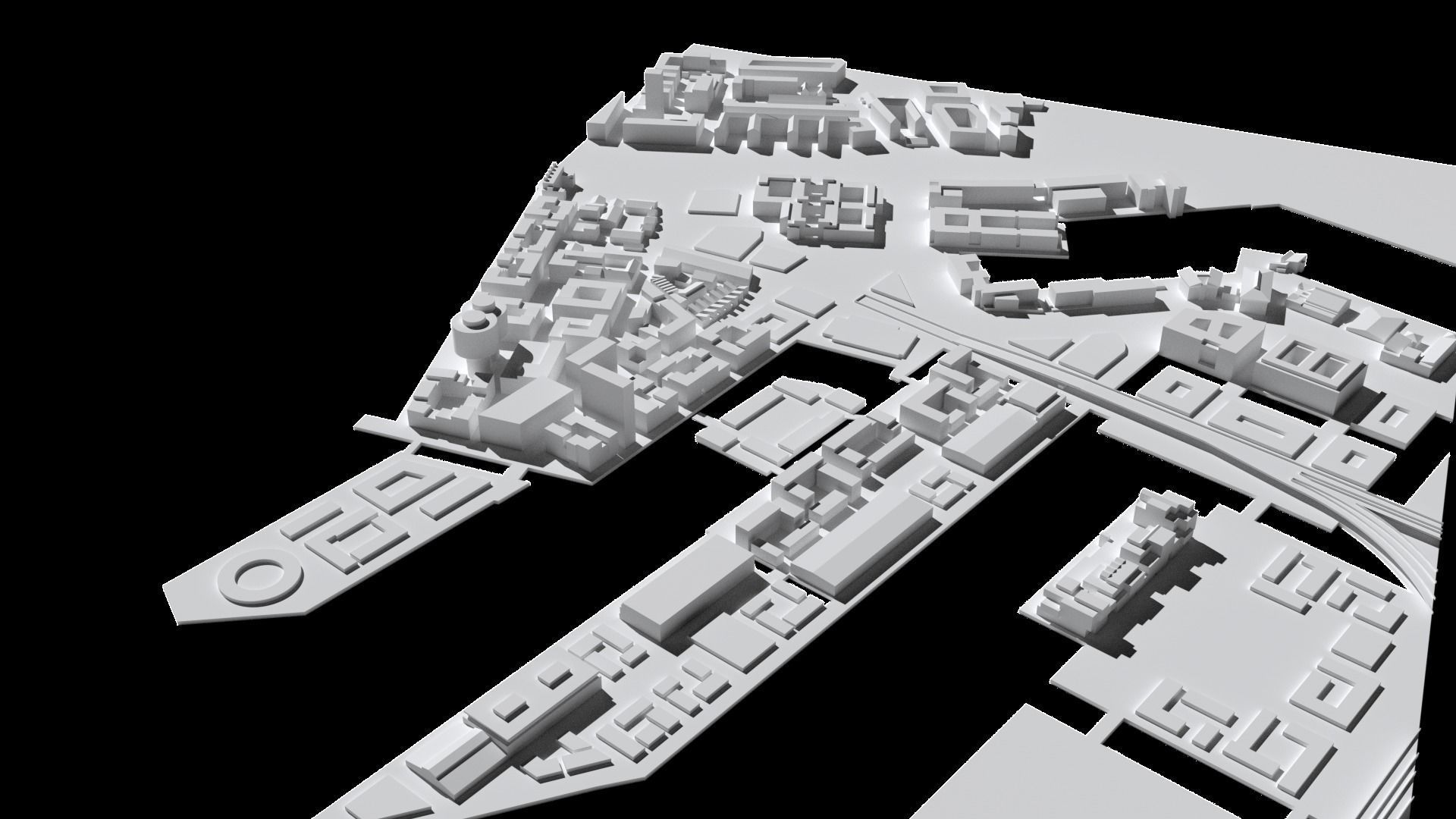 Nordhavn Copenhagen Denmark 3D print model_1