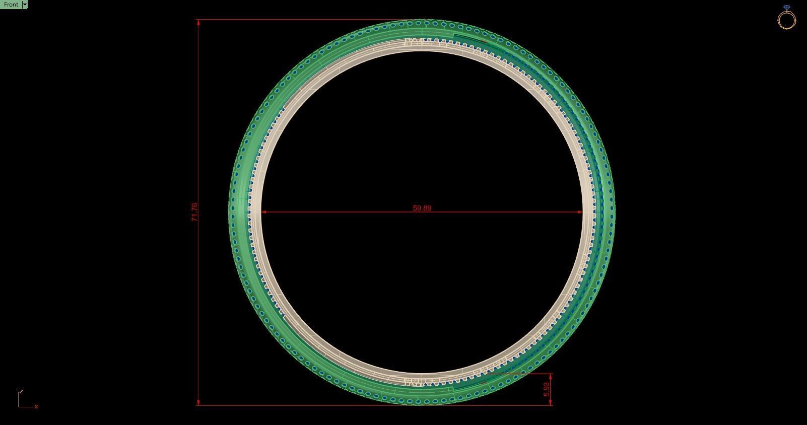 Bracelet 97 3D print model_7