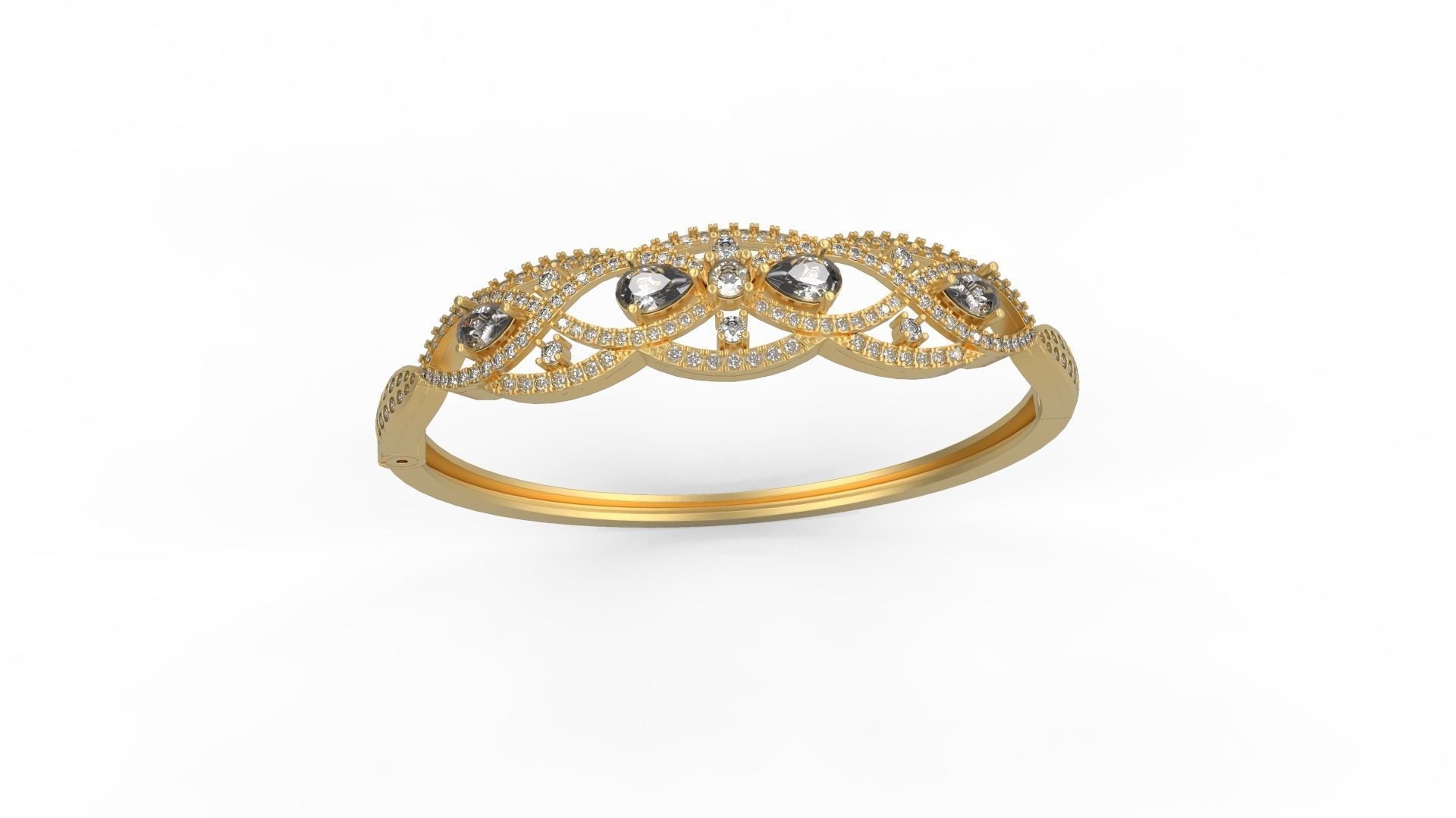 Bracelet 100 3D print model_5