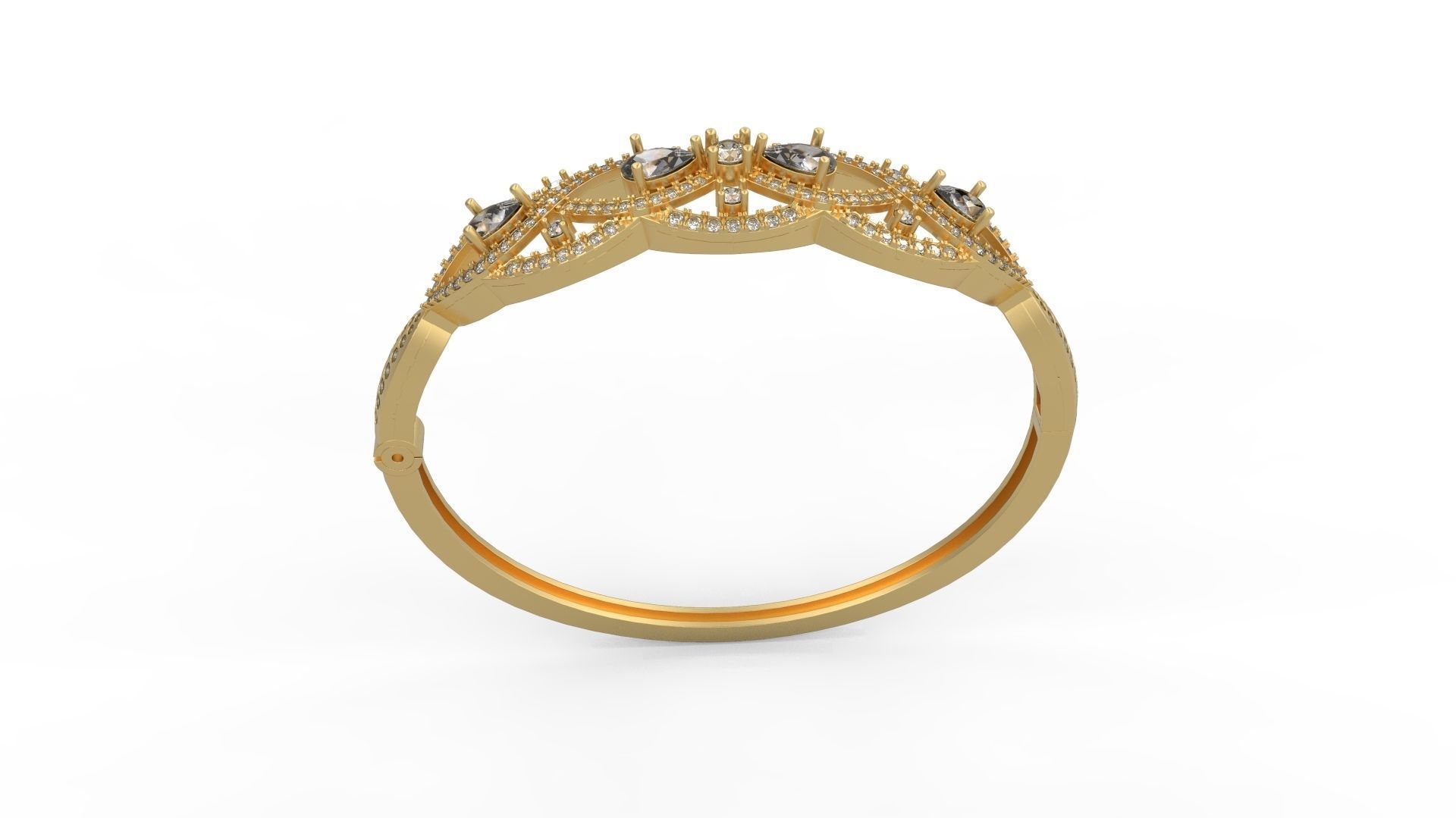 Bracelet 100 3D print model_4