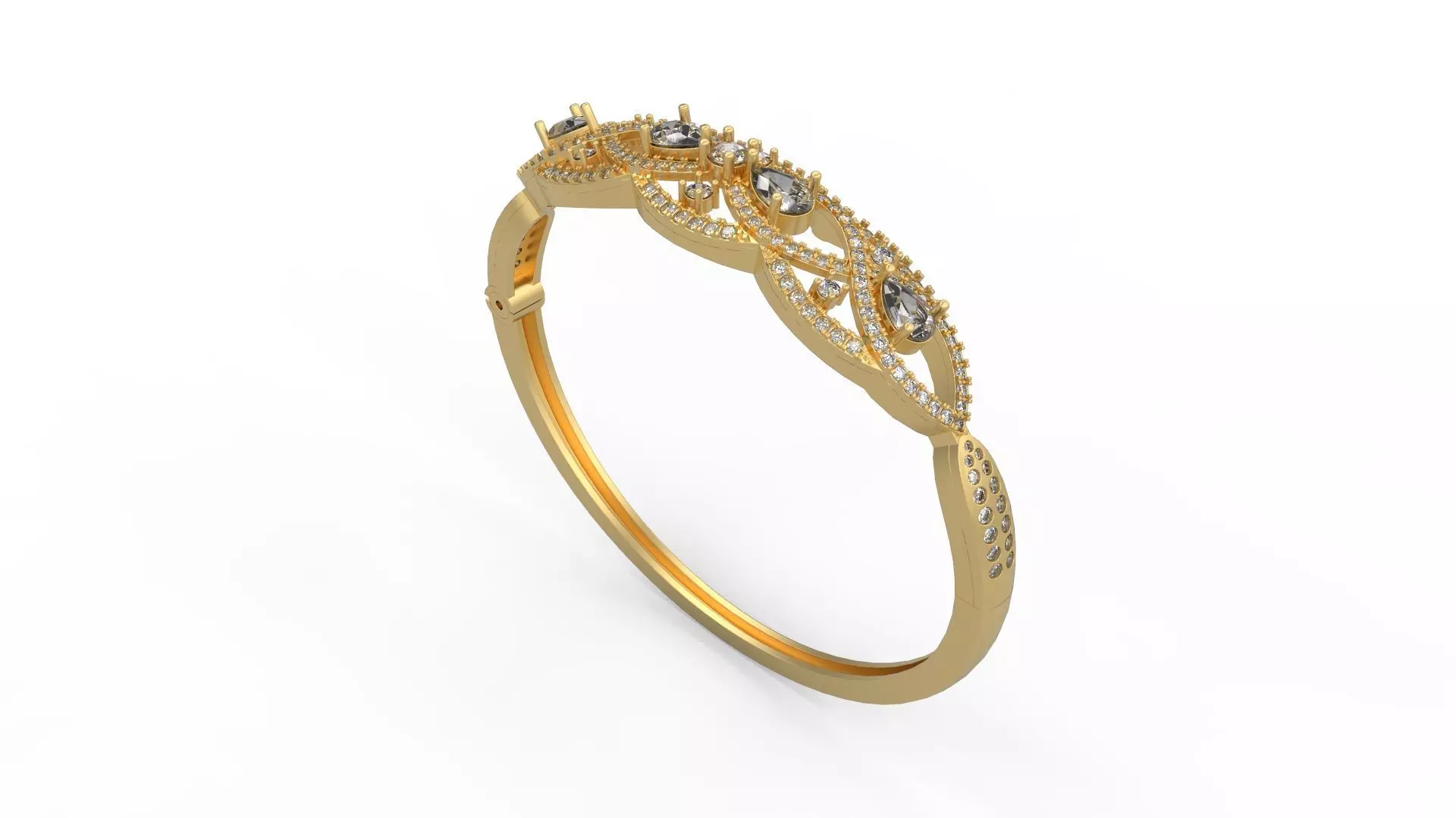 Bracelet 100 3D print model_0