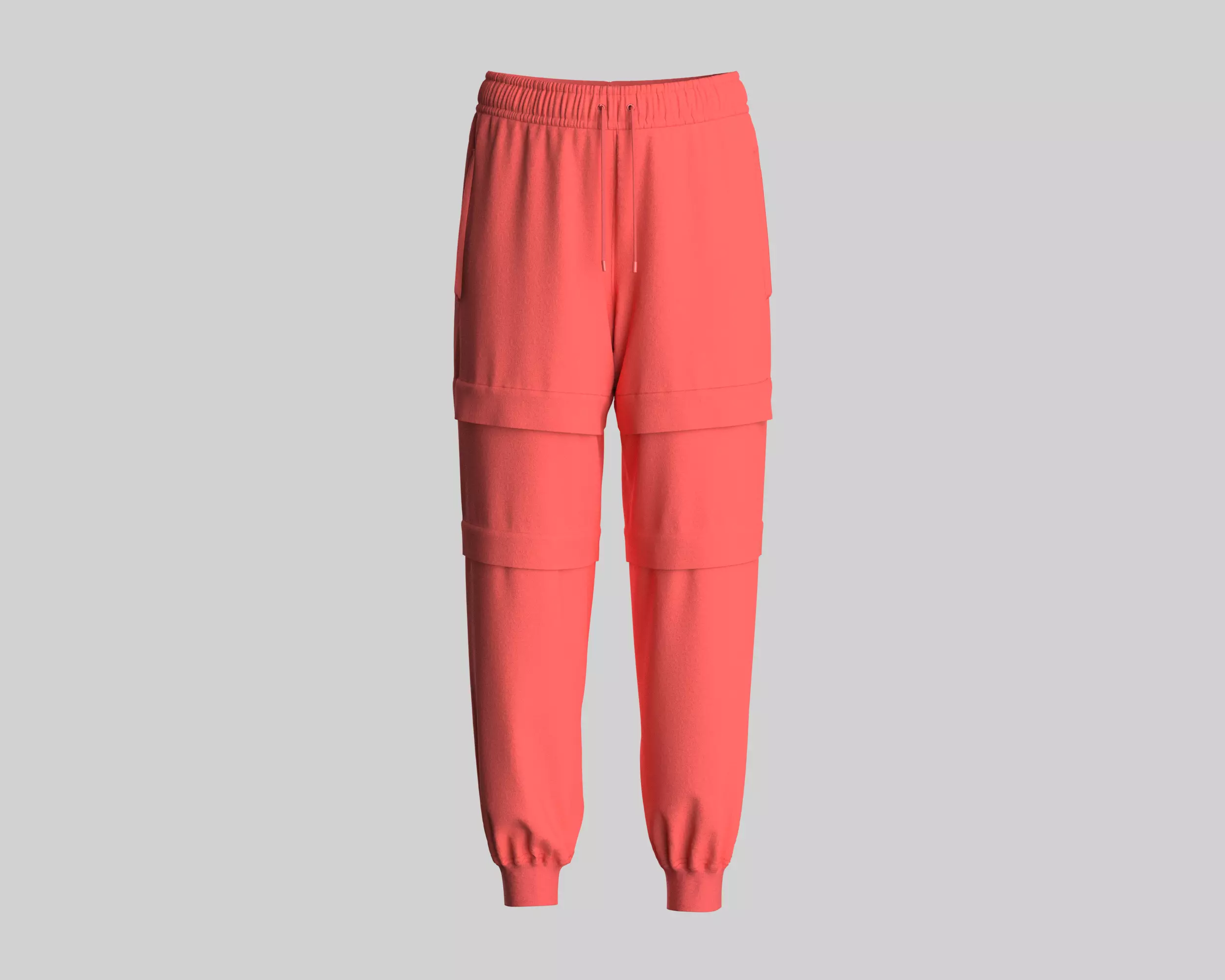 Ladies Jogger-Red 3D model_0