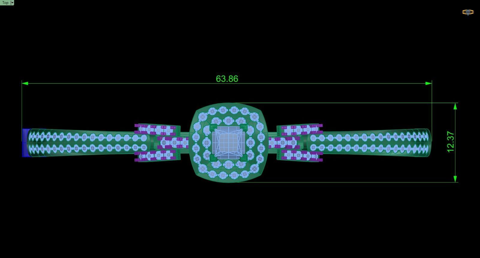 Bracelet 109 3D print model_6