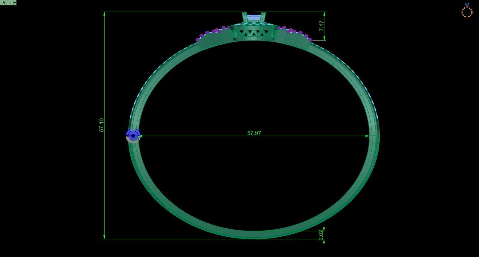 Bracelet 109 3D print model_7