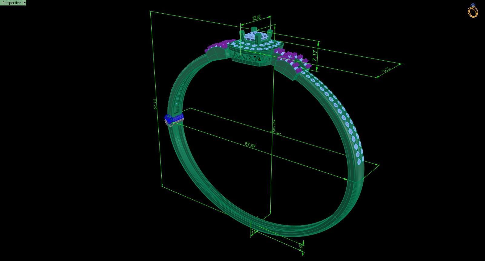 Bracelet 109 3D print model_8