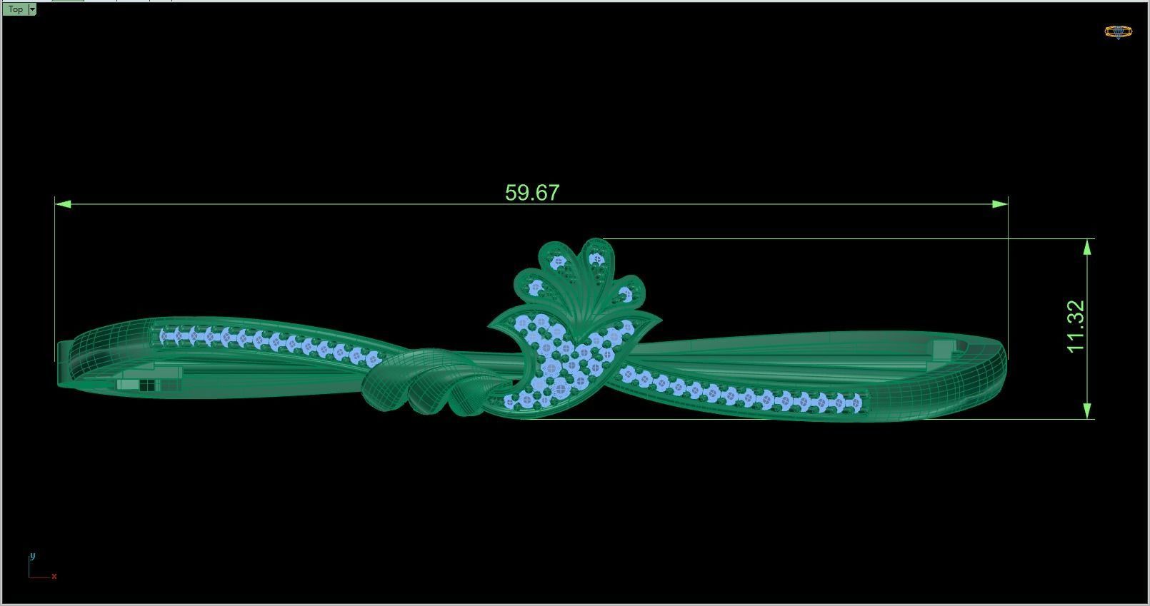 Bracelet 113 3D print model_6