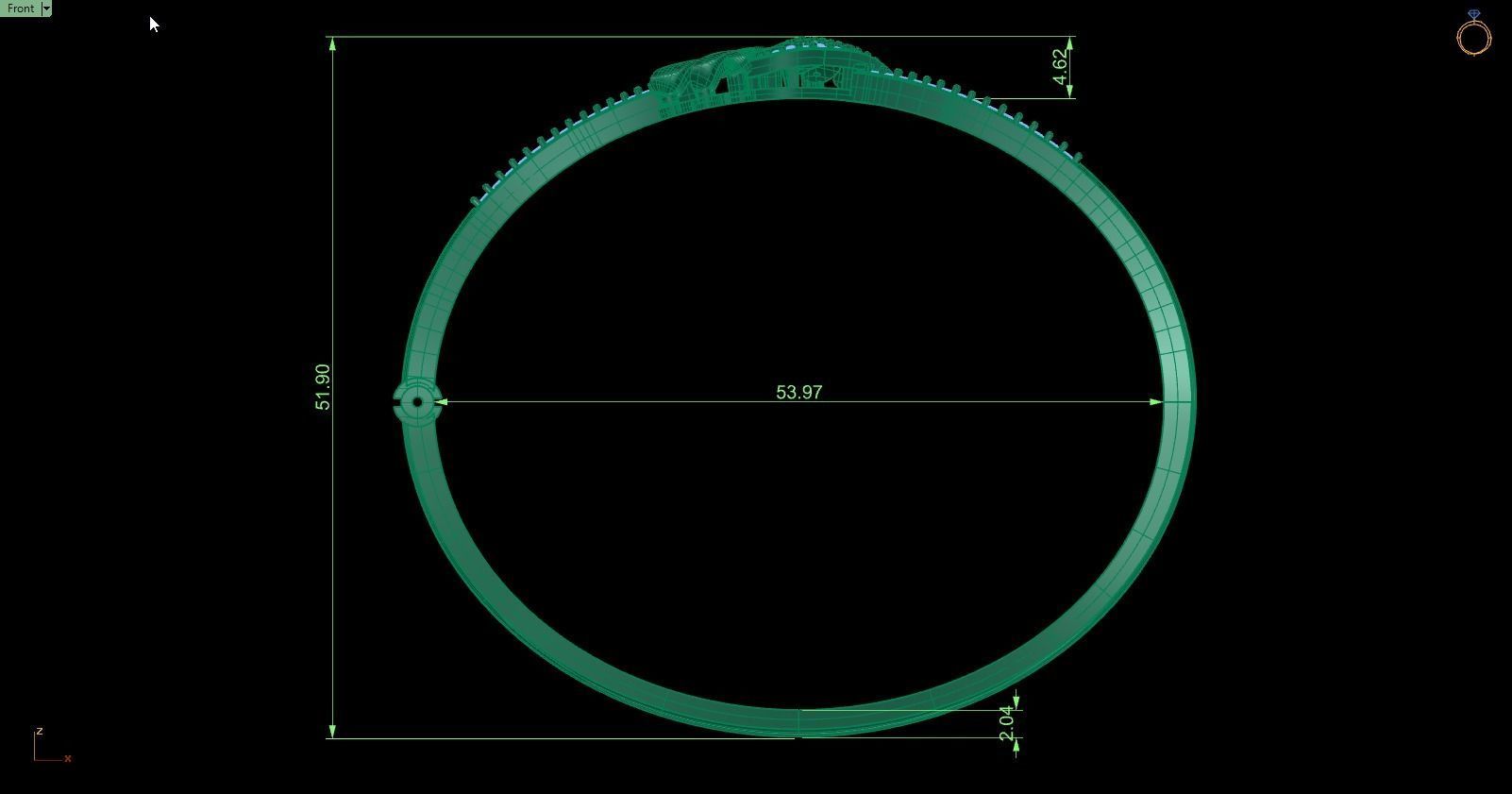 Bracelet 113 3D print model_7