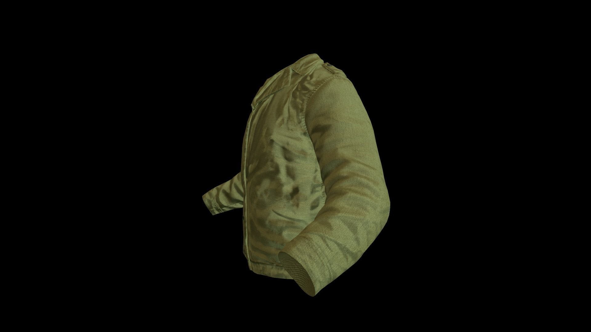 Jacket Low-poly 3D model_4