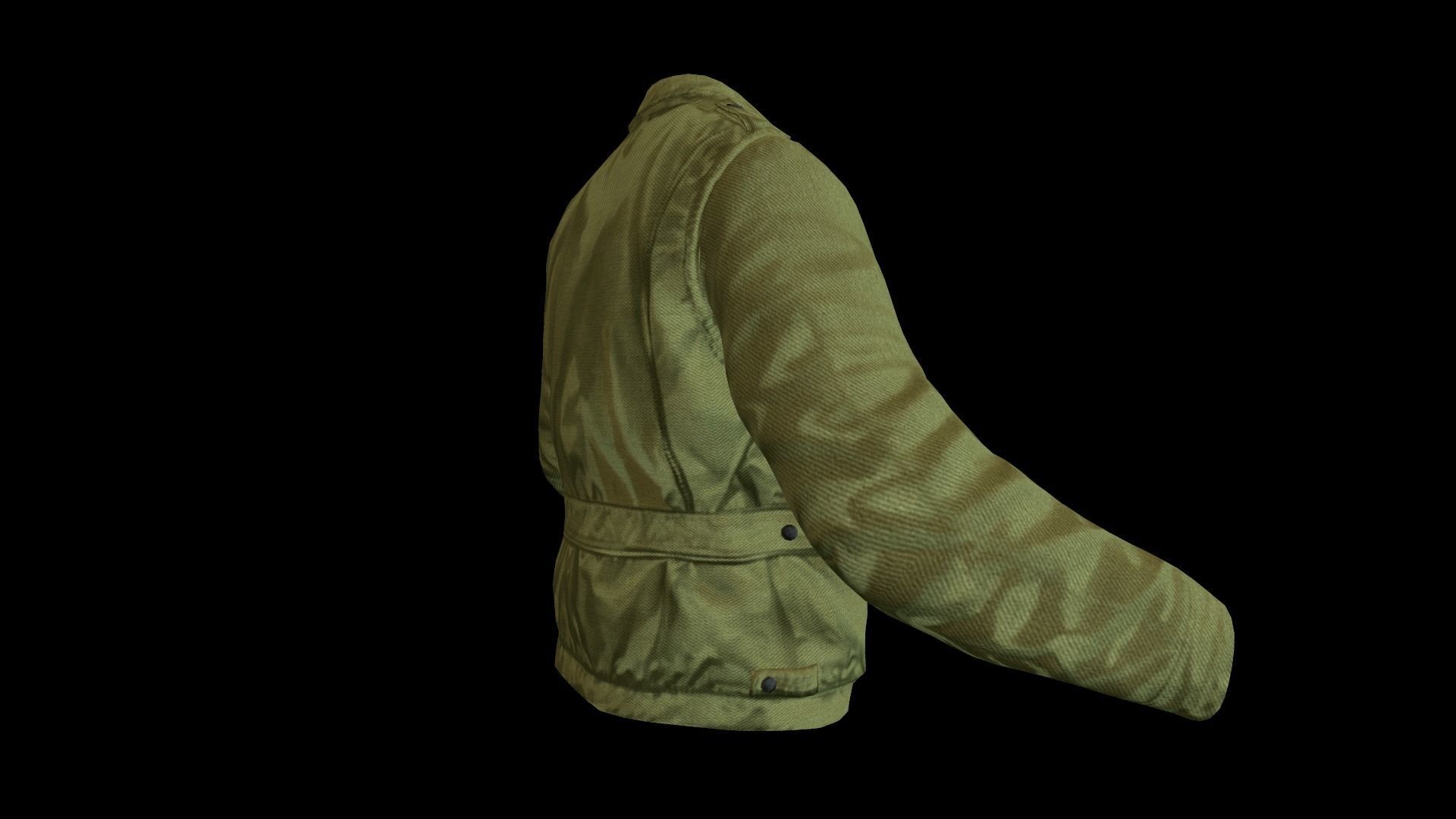 Jacket Low-poly 3D model_7