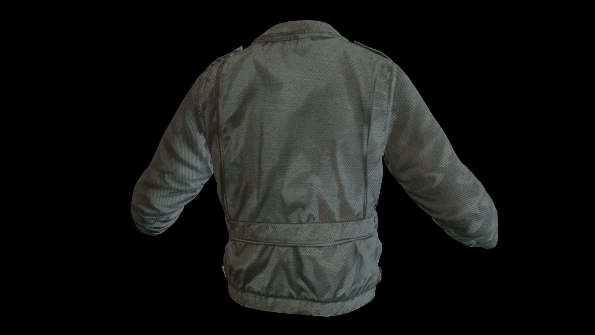 Jacket Low-poly 3D model_12