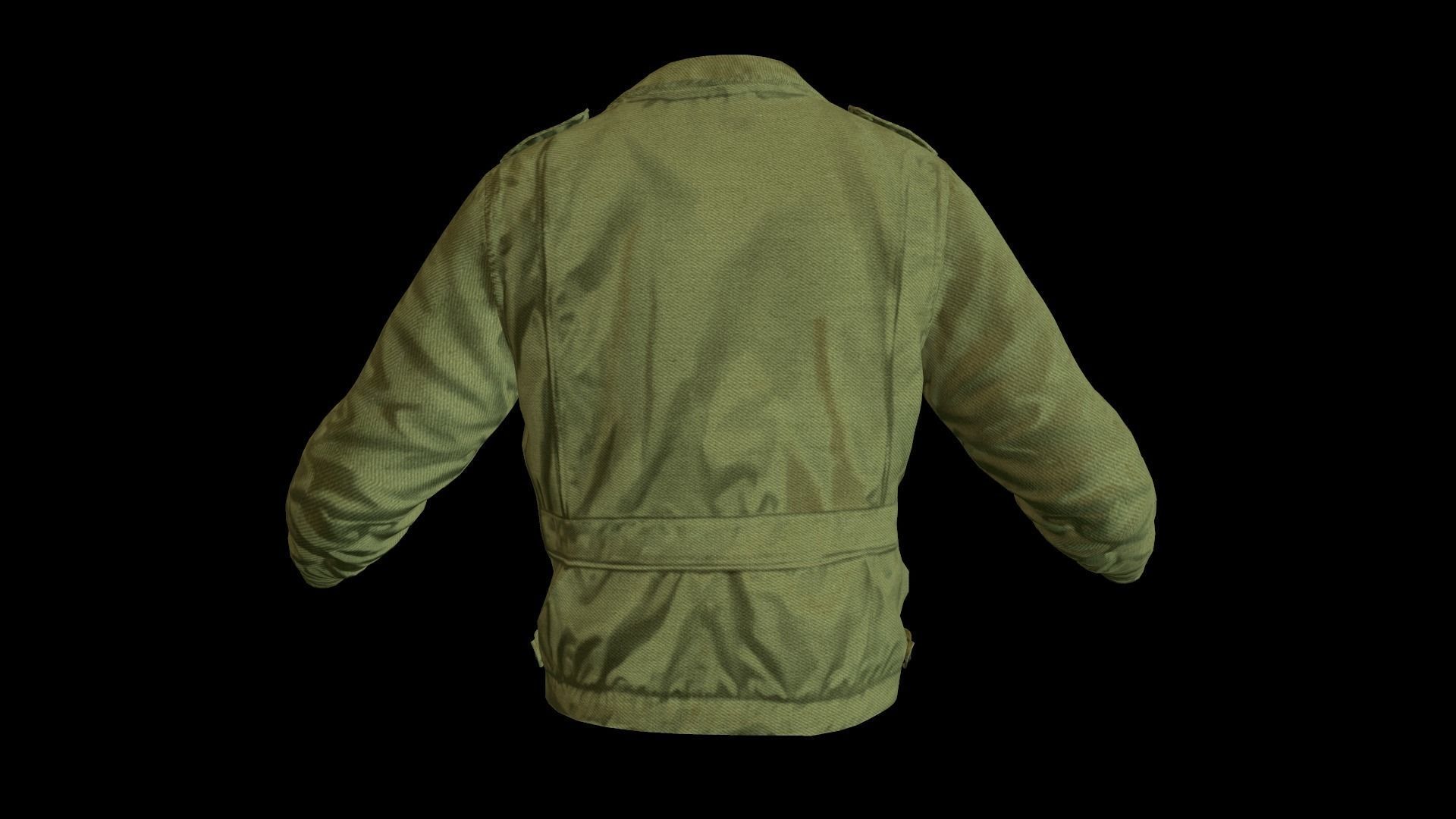 Jacket Low-poly 3D model_6