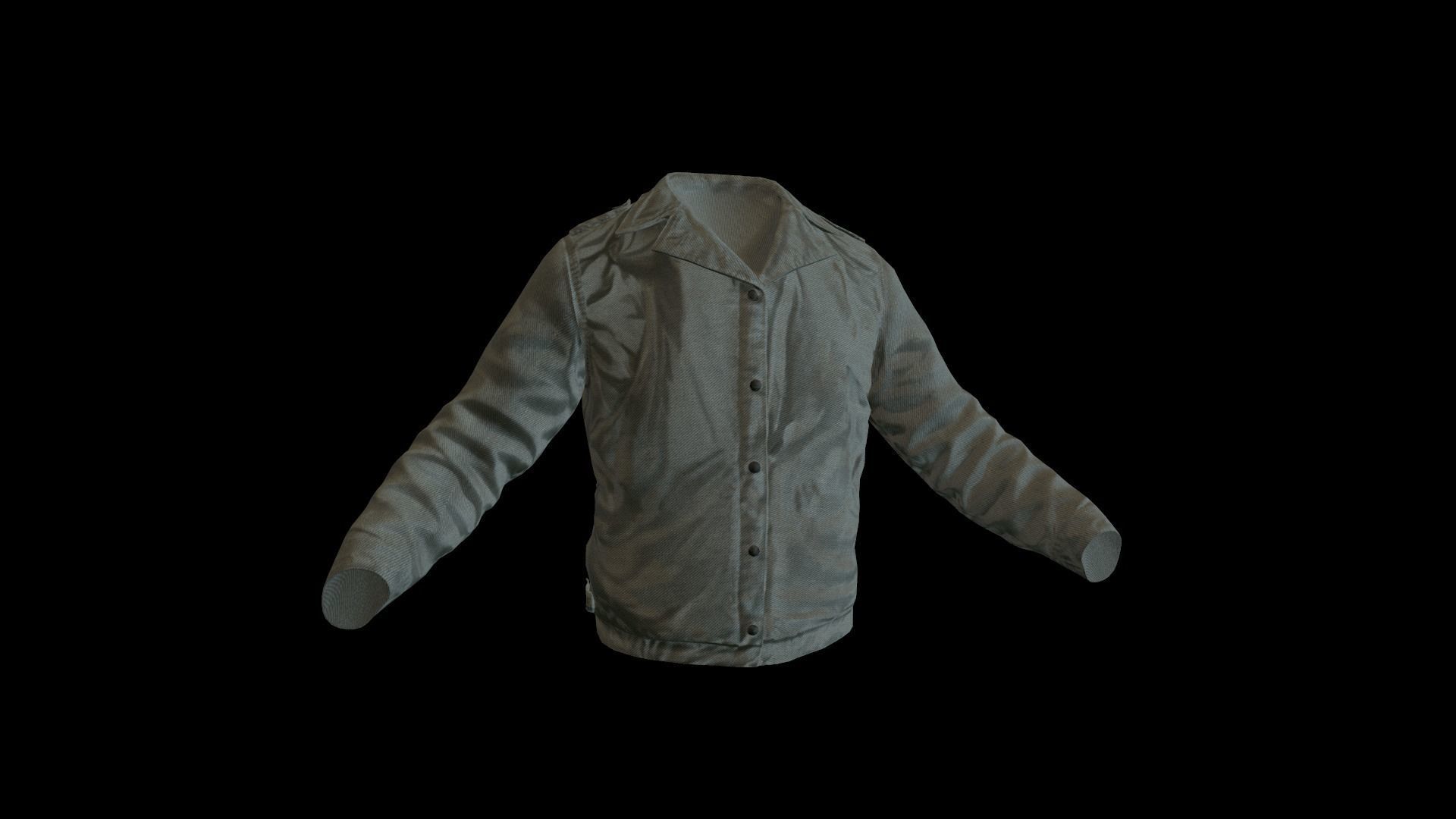 Jacket Low-poly 3D model_13