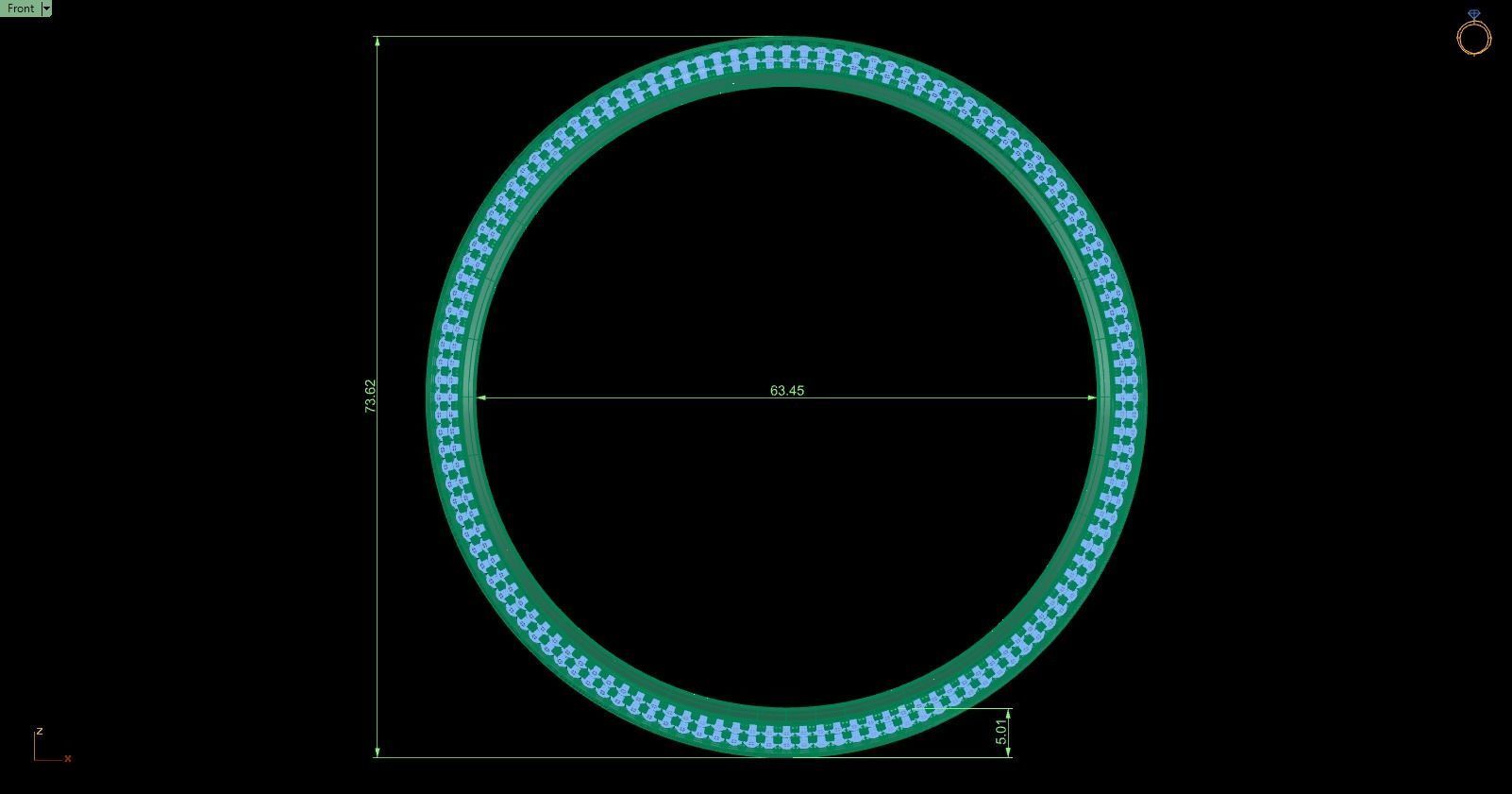 Bracelet 117 3D print model_7