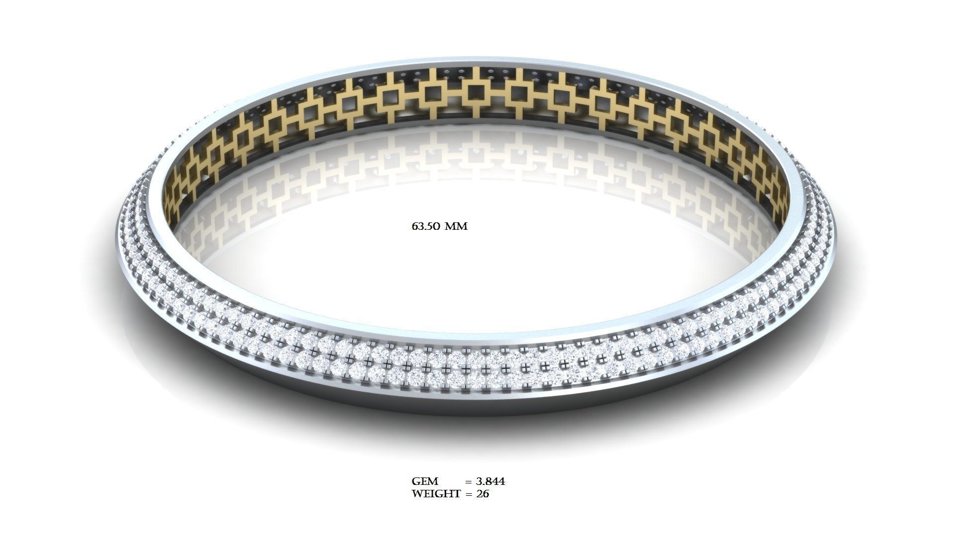 Bracelet 117 3D print model_5