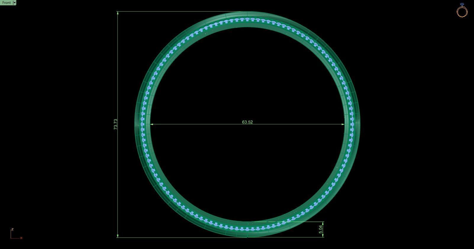 Bracelet 118 3D print model_7