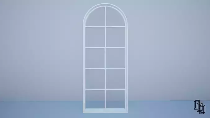 Arched Window 3D model