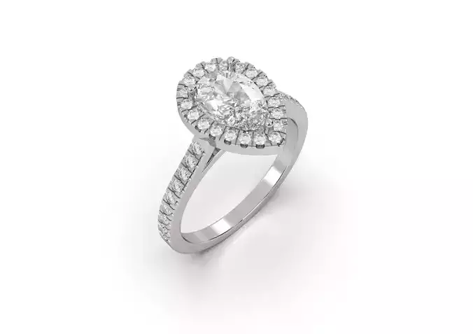 39 Falling Stone Ring