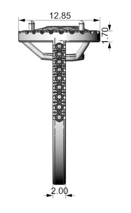 39 Falling Stone Ring 3D print model_5