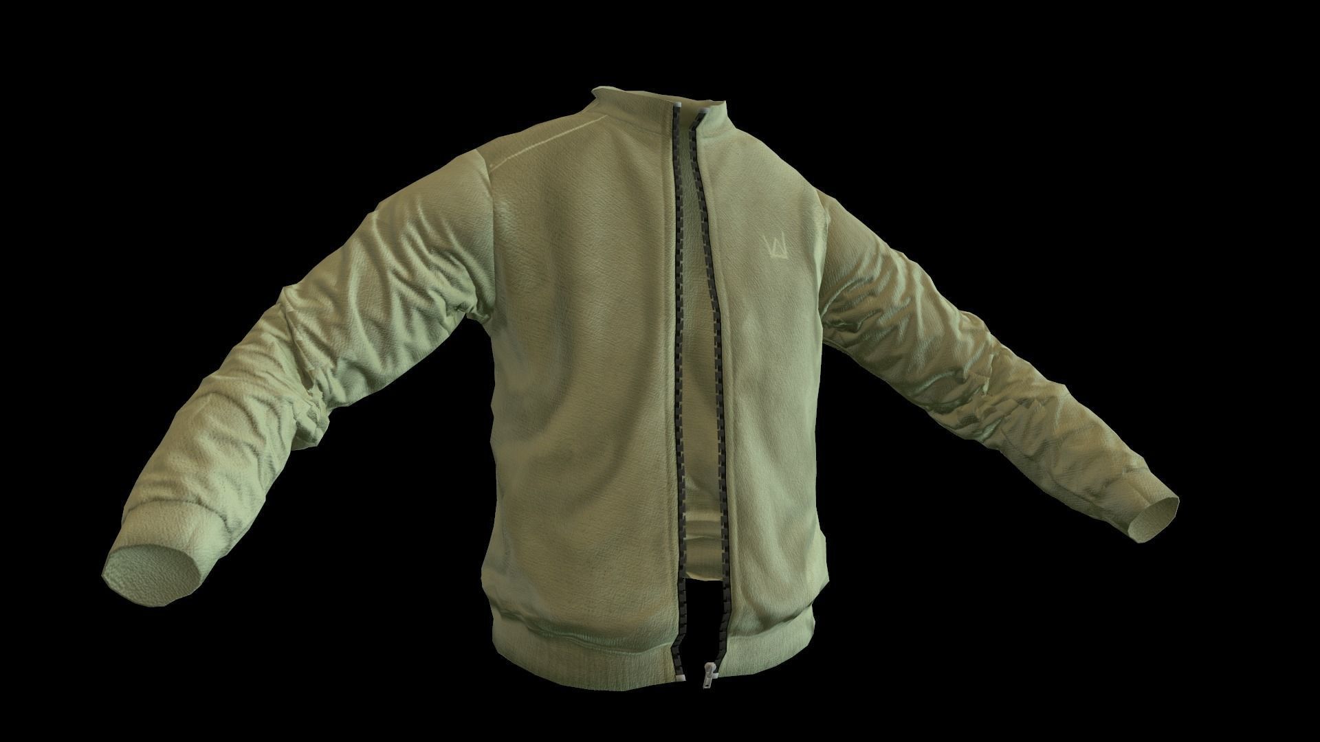 jacket 5 Low-poly 3D model_16