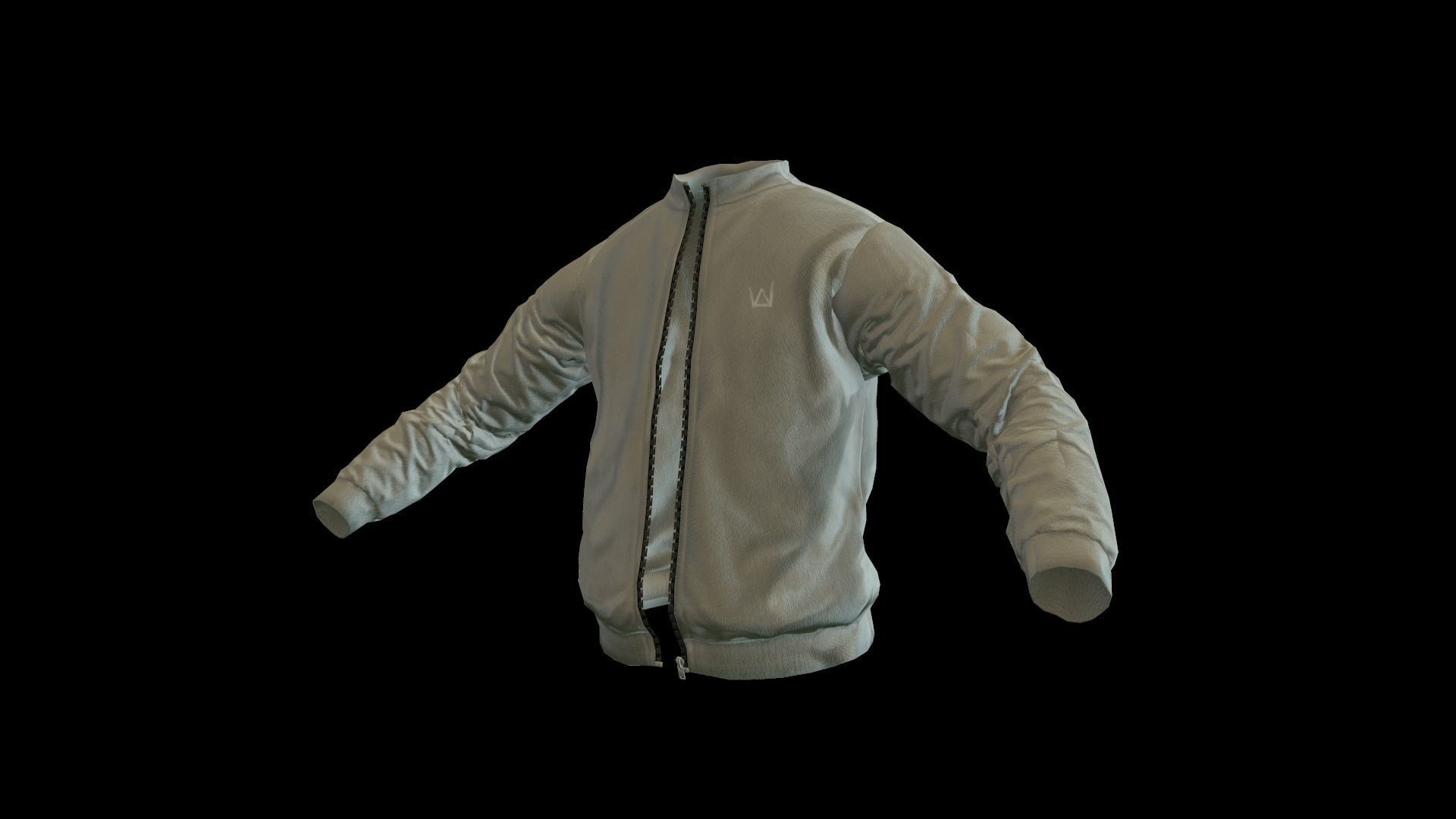 jacket 5 Low-poly 3D model_5