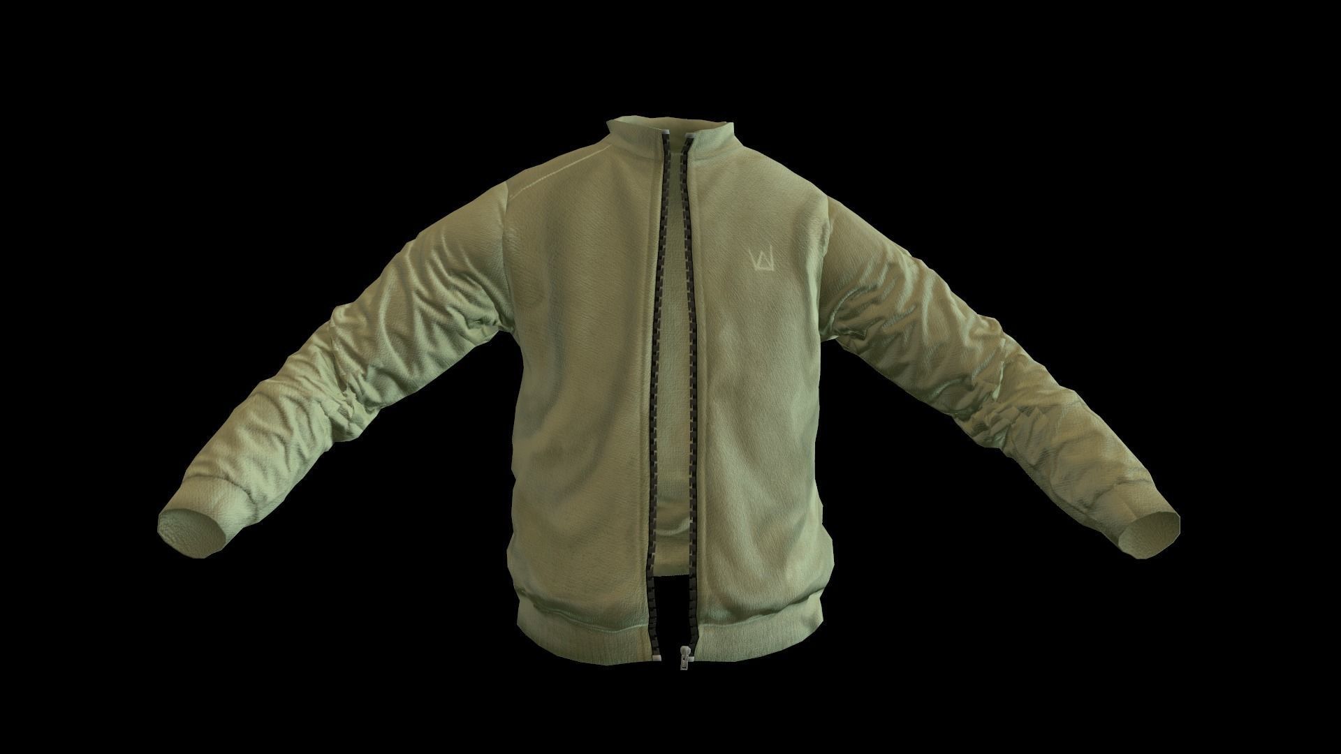 jacket 5 Low-poly 3D model_11
