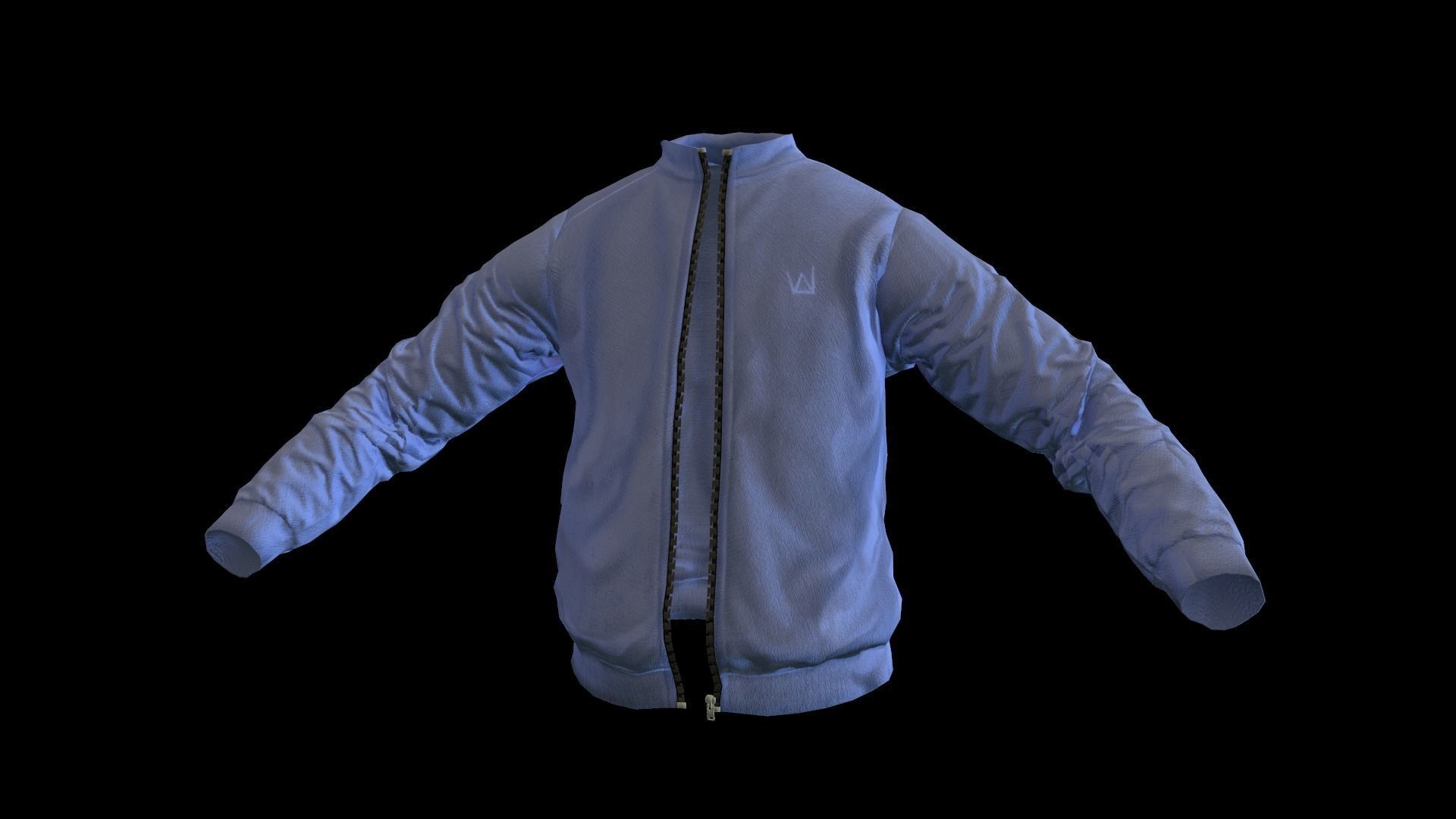 jacket 5 Low-poly 3D model_17