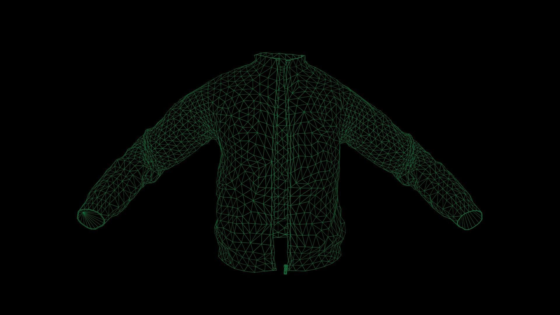 jacket 5 Low-poly 3D model_25