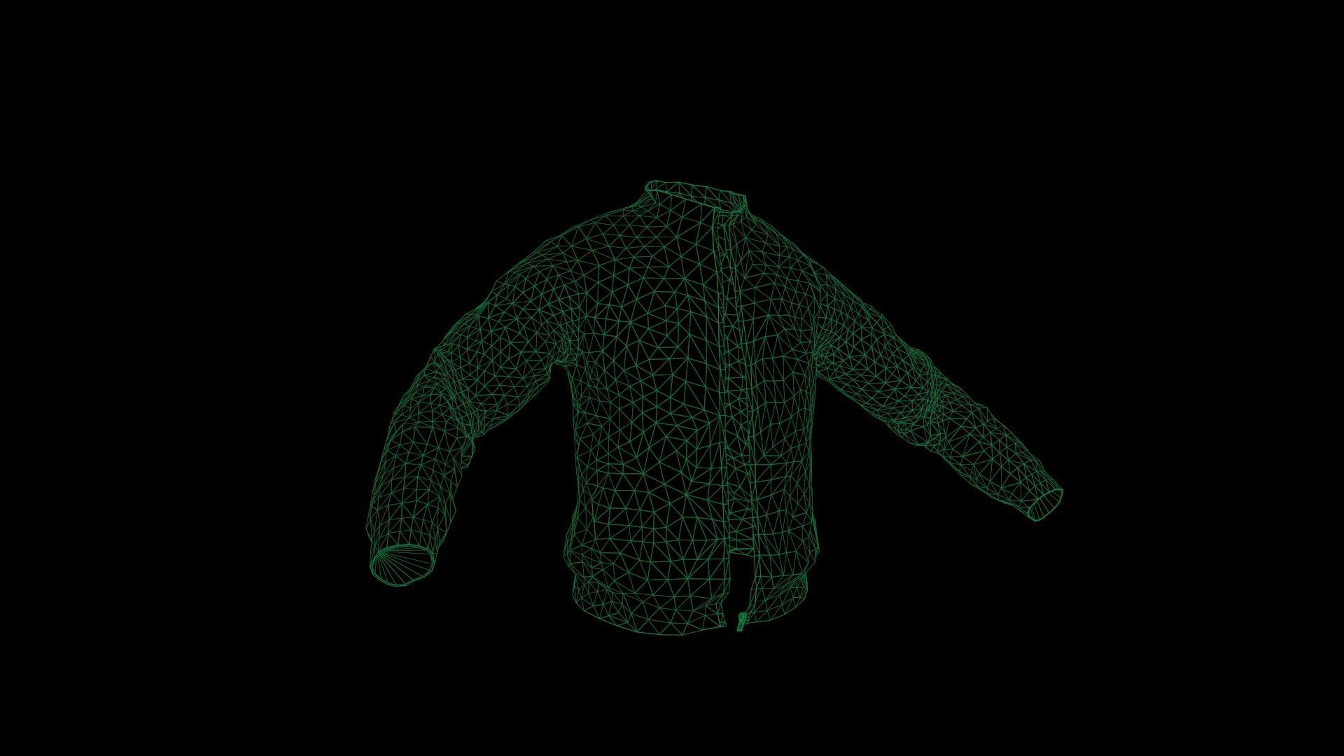 jacket 5 Low-poly 3D model_28